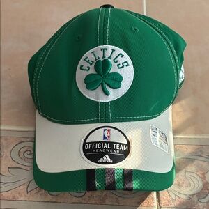 Adidas Celtics Green and White Cap